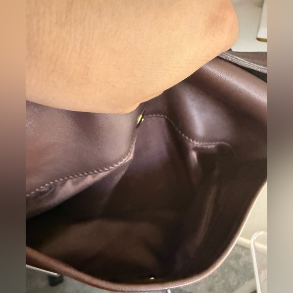 HOLD Coach Vintage Legacy West Shoulder Flap Bag 2001 Mahogany 9828 Costa Rica - Picture 7 of 16